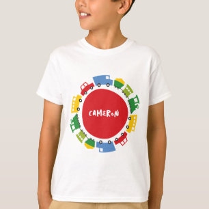 Camiseta Brinquedos Carro Ônibus Transporte Ônibus
