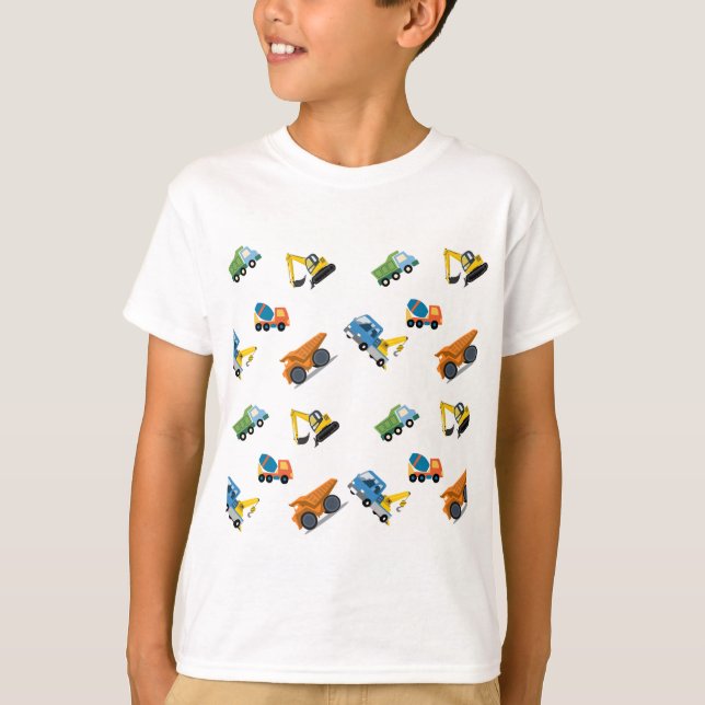 Camiseta Brinquedos de Construção para Crianças (Frente)
