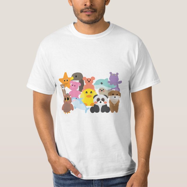 Camiseta Brinquedos de Pelúcia  (Frente)