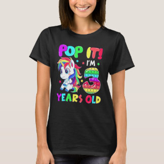 Camiseta Brinquedos Fidget Unicórnio Fofo Pop Eu Estou Com