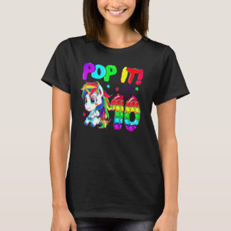 Camiseta Brinquedos Fidget Unicórnio Fofo Pop It Eu Tenho 1