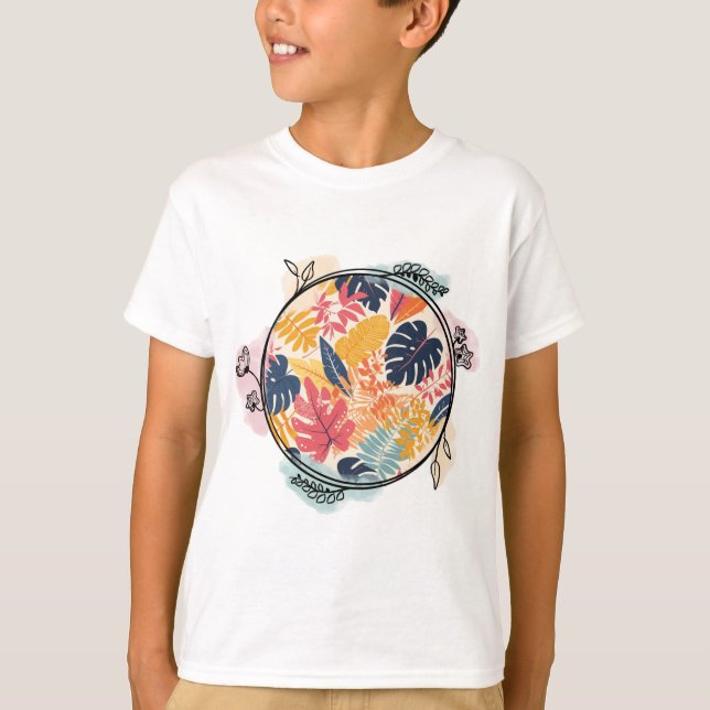 Camiseta brisa botânica (Frente)