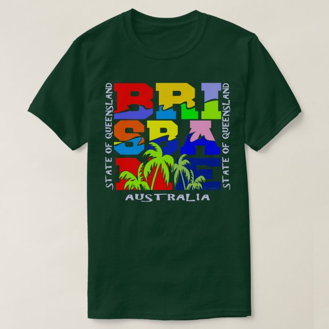 Camiseta Brisbane Austrália (Frente do Design)