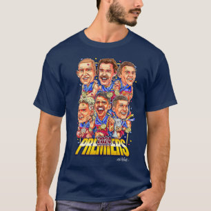 Camiseta Brisbane Lions 2024 Premiers T-Shirt
