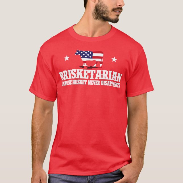 Camiseta Briscário Porque Brisket Nunca Desaponta (Frente)
