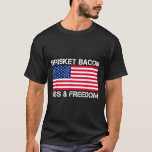 Camiseta Brisket Bacon Ribs & Freedom Grill Meat Sm