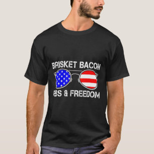 Camiseta Brisket Bycon Ribes E Fumaça De Churrasco De Grade