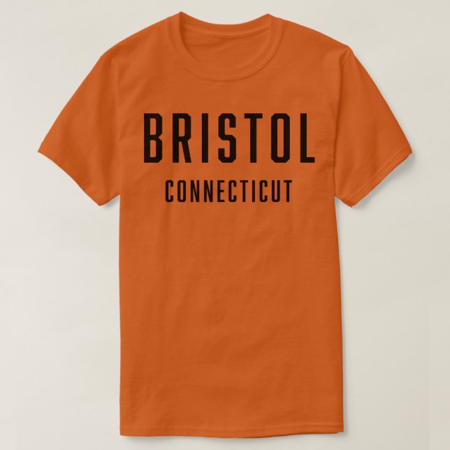 Camiseta Bristol Connecticut TSirt 4 (Frente do Design)