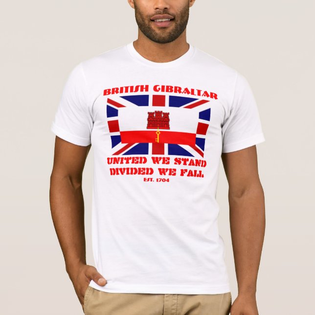 Camiseta britânica Gibraltar (Frente)