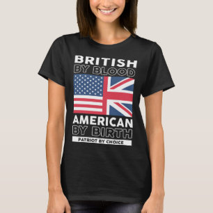Camiseta Britânico por Blood American por Nascimento Patrió