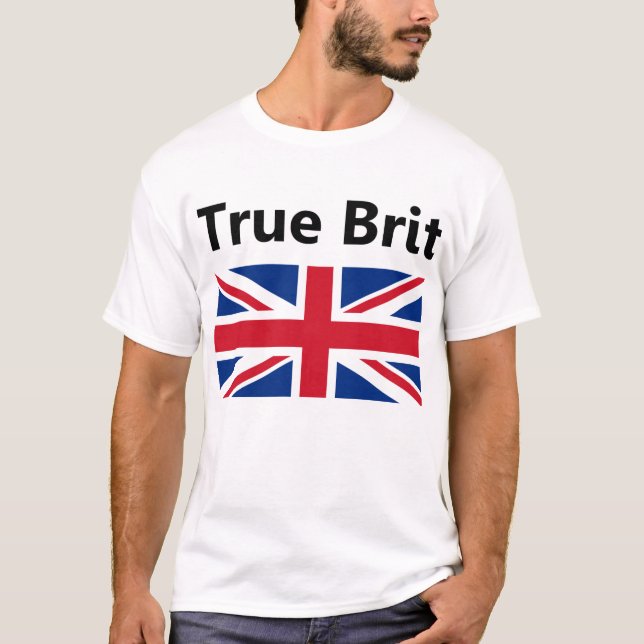 Camiseta Británico verdadeiro (Frente)