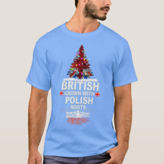 Camiseta Britânicos crescem com raízes poloneses presentes