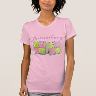 Camiseta British Battenberg Marzipan Sponge Cake Bakery