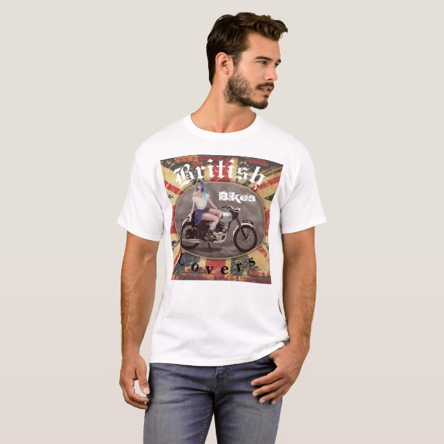 Camiseta british bikes lovers (Frente Completa)