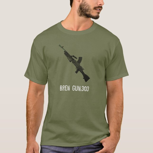 Camiseta British Bren Gun.303.Army Tee (Frente)