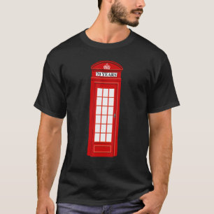 Camiseta British England London Red Telephone Box Telefone