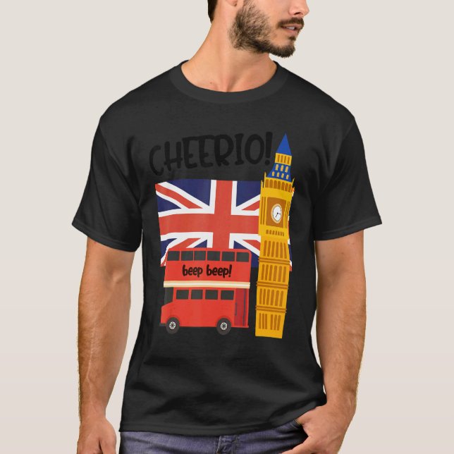 Camiseta British Flag Reino Unido Cote de Cotação Viagem B (Frente)