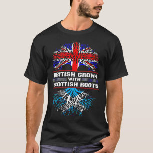 Camiseta British Grown com Raízes Escocesas