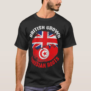 Camiseta British Grown Tunisiano Roots Vintage Flagres for 