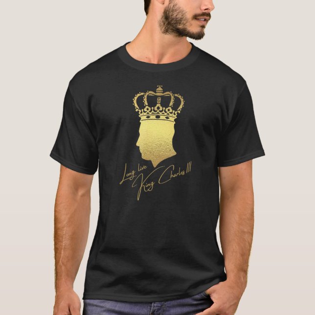Camiseta British King Long Live The King God Save The King  (Frente)