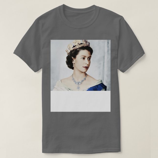 Camiseta British Queens Platinum Jubilee - Honrando O Eli (Frente do Design)