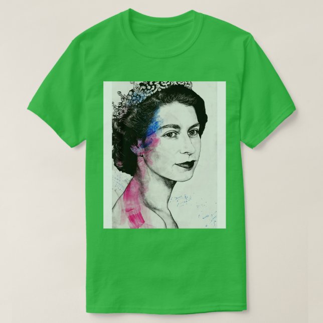 Camiseta British Queens Platinum Jubilee - Honrando O Eli (Frente do Design)