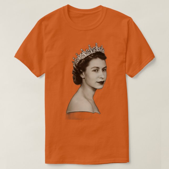Camiseta British Queens Platinum Jubilee - Honrando O Eli (Frente do Design)