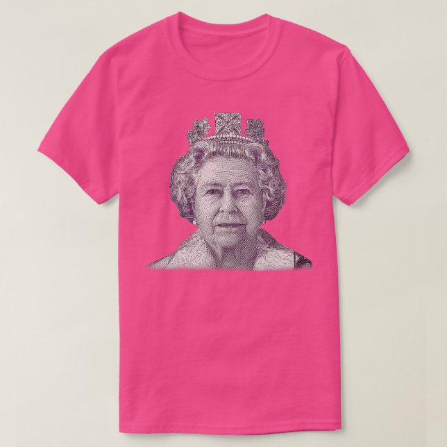 Camiseta British Queens Platinum Jubilee - Honrando O Eli (Frente do Design)