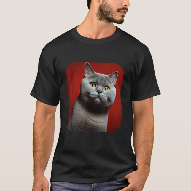 Camiseta British Shorthair Cat 4 (Frente)