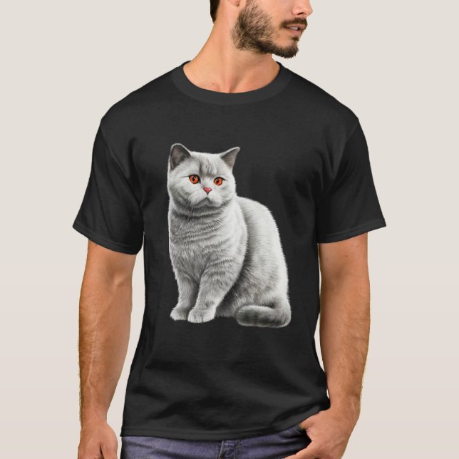 Camiseta British Shorthair Cat Cat (Frente)