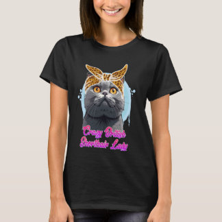 Camiseta British Shorthair SENHORA BRITÂNICA DE PELO CURTO