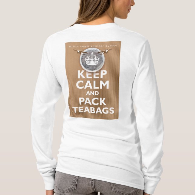 Camiseta "British Teabag Advice" (Verso)