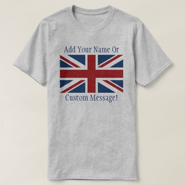 Camiseta British UK Flag (Frente do Design)