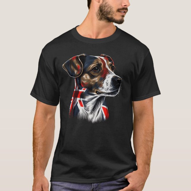 Camiseta British UK Great Britain Jack Russell Terrier (Frente)