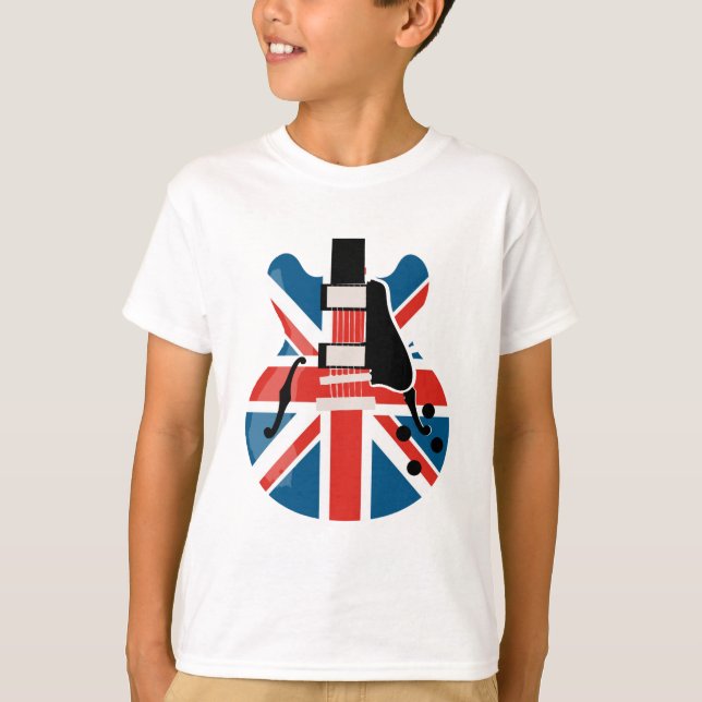 Camiseta Britpop Guitar (Frente)