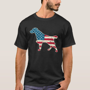 Camiseta Brittany 4 de julho Homens Mulheres EUA Bandeira A