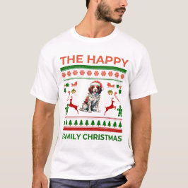 Camiseta Brittany Spaniel Cachorro de Natal Xmas