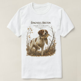 Camiseta Brittany Spaniel e narceja