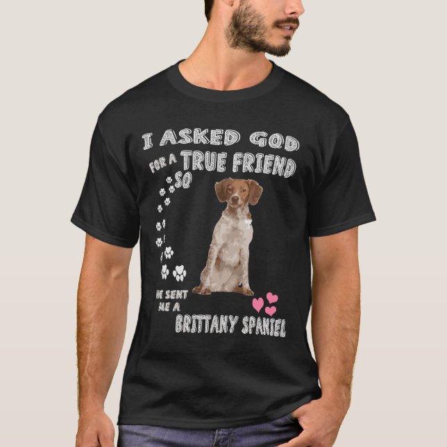 Camiseta Brittany Spaniel French Brittany Brittany Spaniel (Frente)