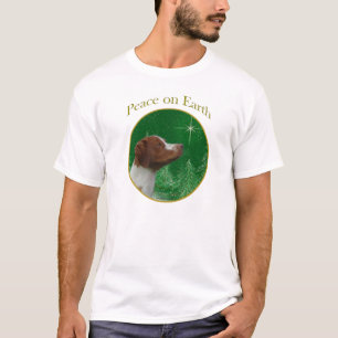 Camiseta Brittany Spaniel Peace