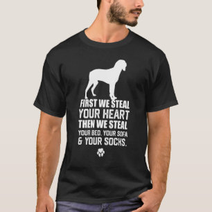 Camiseta Brittany Spaniel Rouba seu Coração Rouba sua Cama