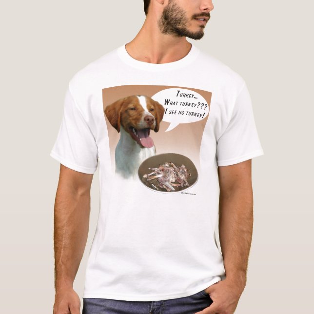 Camiseta Brittany Spaniel Turquia (Frente)