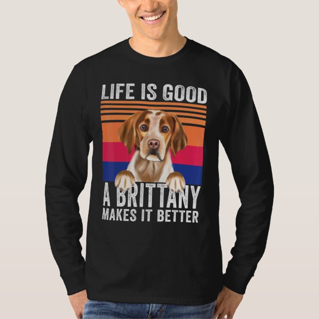 Camiseta Brittanys Torna Sua Vida Boa Vintage (Frente)