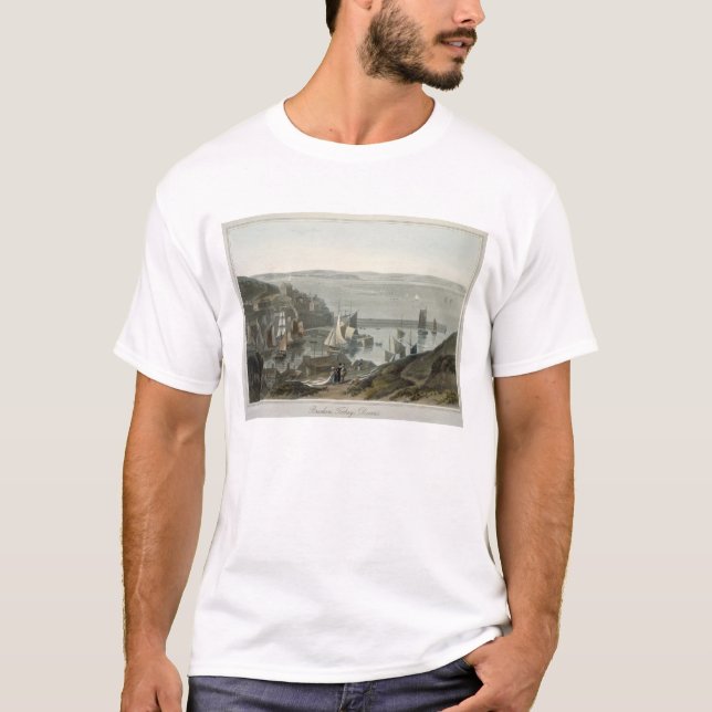 Camiseta Brixham, Torbay, Devon, do volume VIII 'de um Voy (Frente)