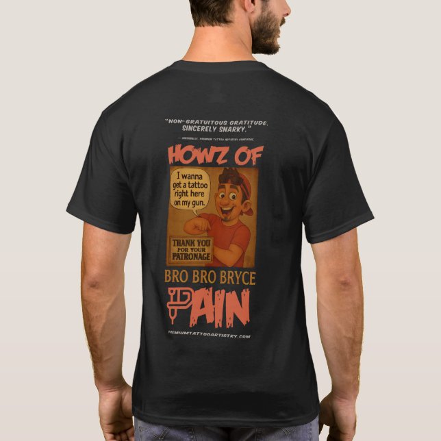 Camiseta Bro Bro Bryce Tribute Tee – Howz of Pain Comic (Verso)