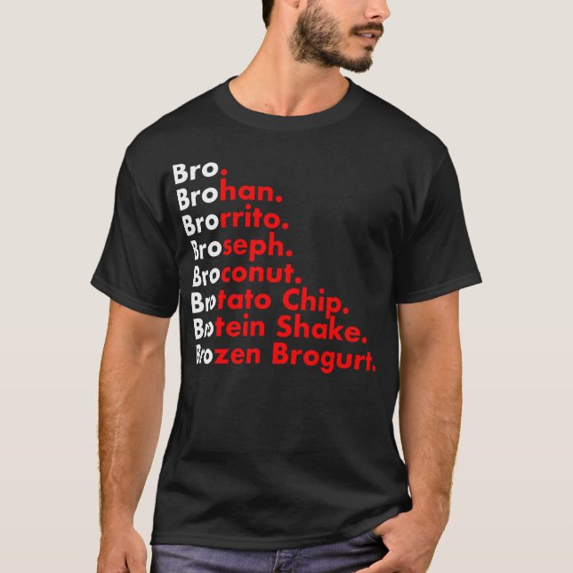 Camiseta Bro Broseph Brocabulary Funny Malhação Gyout (Frente)