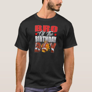 Camiseta Bro Da Celebração Do Aniversário De Futebol