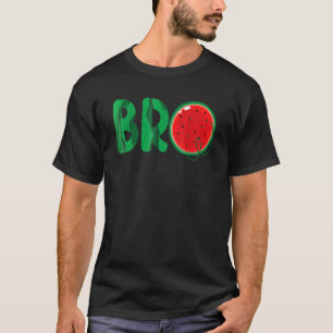 Camiseta Bro Watermelon Matching Family Summer Fruta Broth