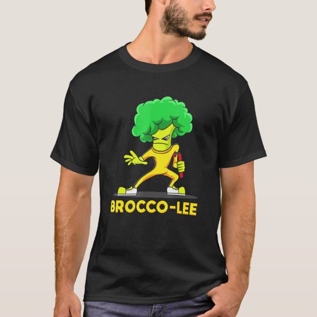Camiseta Brocco Lee Mma Martial Arts Tee Veggies Veggies Ve (Frente)