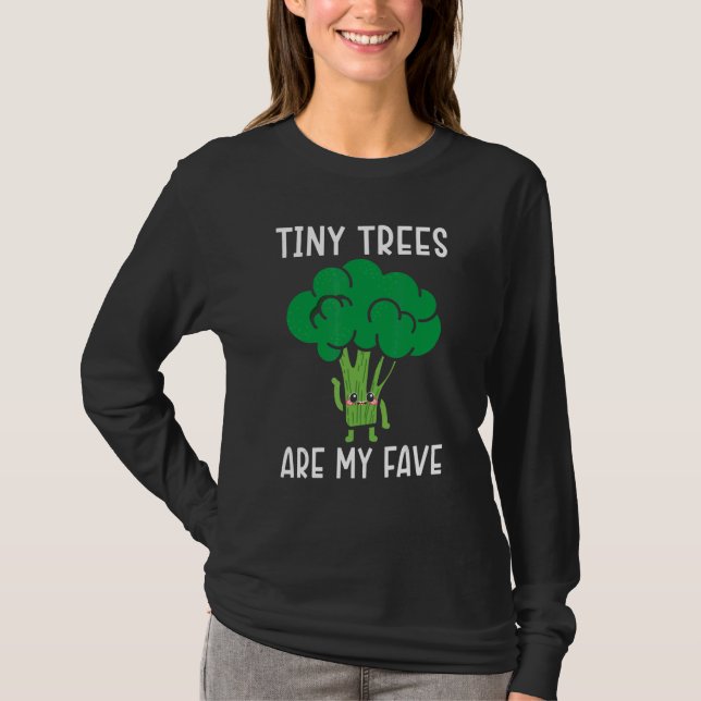 Camiseta Broccoli comeu vegetariano vegetariano saudável (Frente)